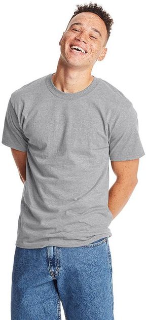 Hanes Adult Unisex Tall Beefy-T 6.1 oz US grown 100% ring-spun Heavyweight Cotton Short Sleeve T-shirt